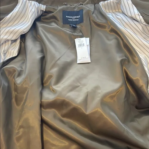 NWT Cropped Trench Jacket - Picture 5 of 9